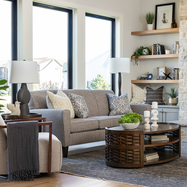Warren Park Oval Coffee Table | Schneiderman's Furniture