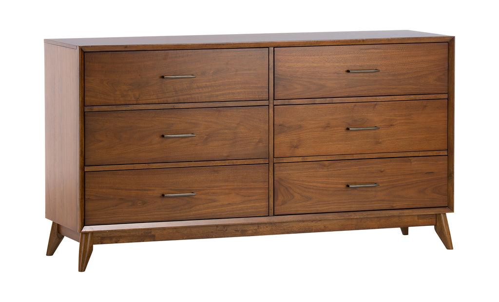 holtzlander 6 drawer dresser Crescent Six Bureau Cherry greatly enhancing stability and reducing tip Kaplan 6 Drawer Dresser Color: