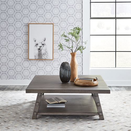 Modern Farmhouse Square Coffee Table Schneiderman's Furniture