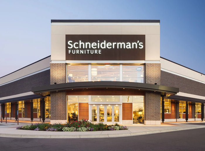 A Schneiderman's showroom exterior