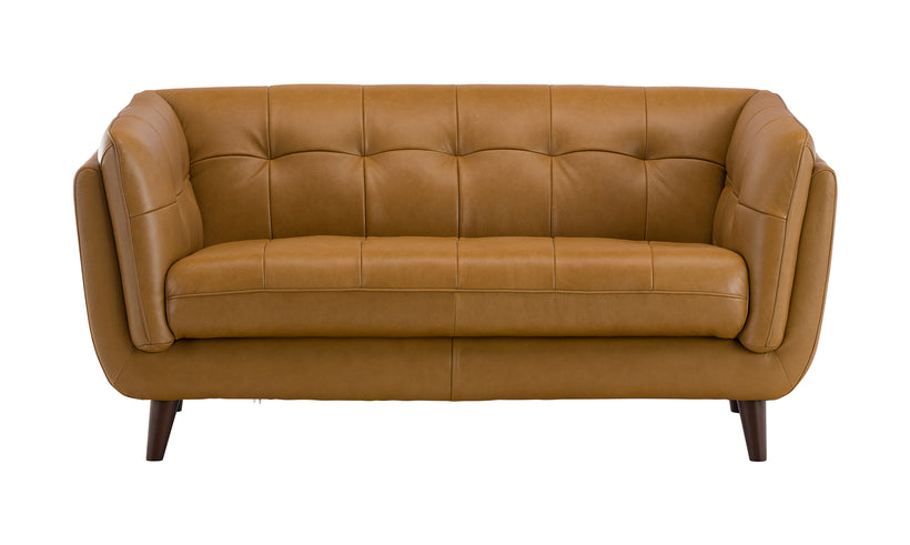 Solana Leather Loveseat