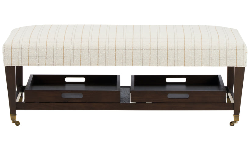 Kara Rectangular Ottoman