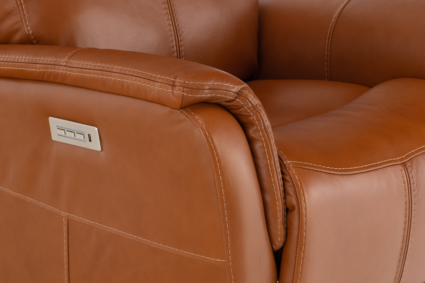 View Leather Swivel Power Recliner Schneiderman's Furniture