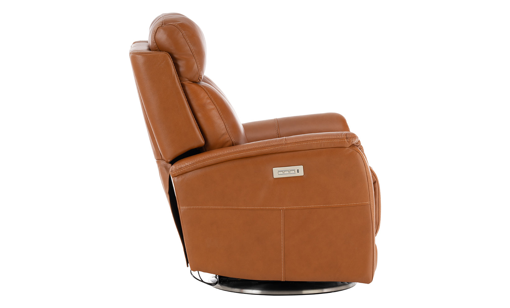 View Leather Swivel Power Recliner Schneiderman's Furniture