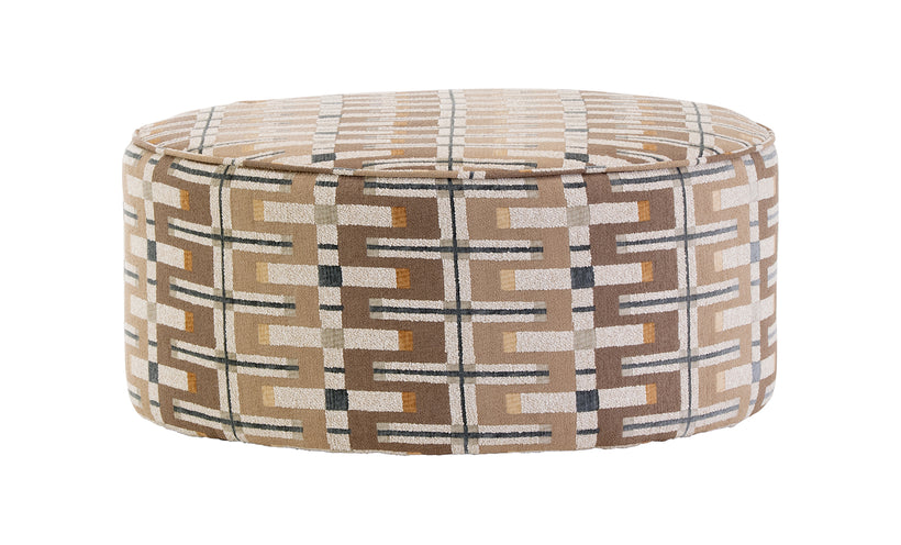 Fossil Round Cocktail Ottoman