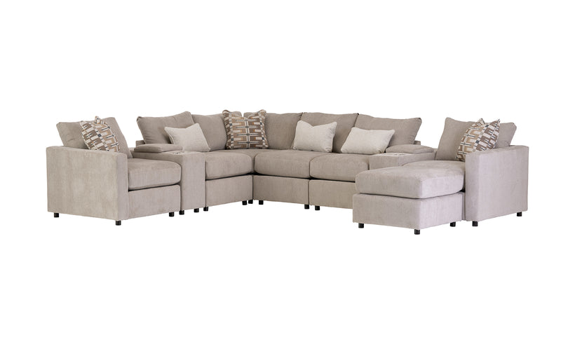 Casual Comforts 9-Piece Modular Sectional