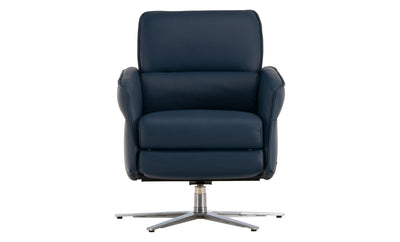 Himolla Aura Blueberry Leather Recliner