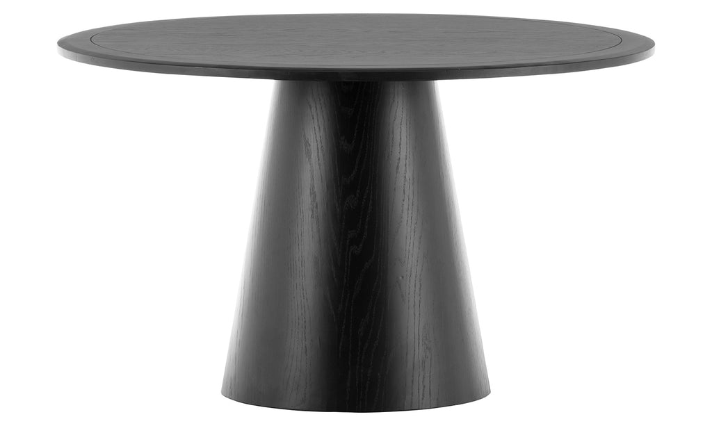 Nash Round Black Dining Table | Schneiderman's Furniture