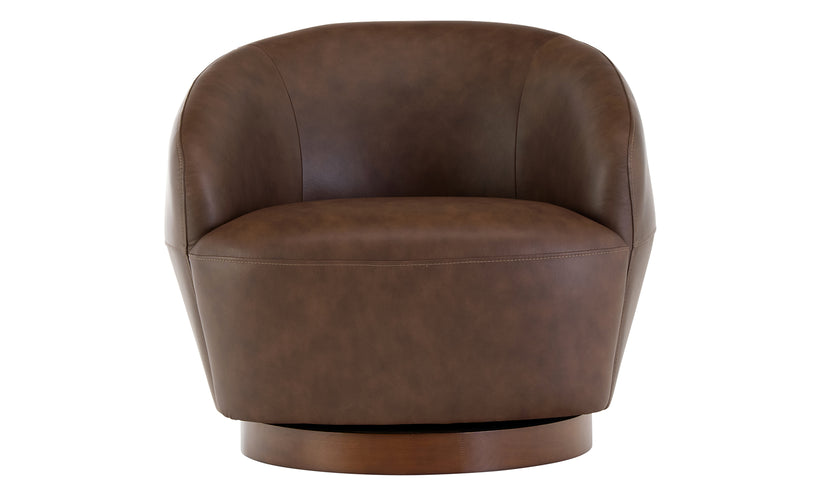 Colin Leather Swivel Chair