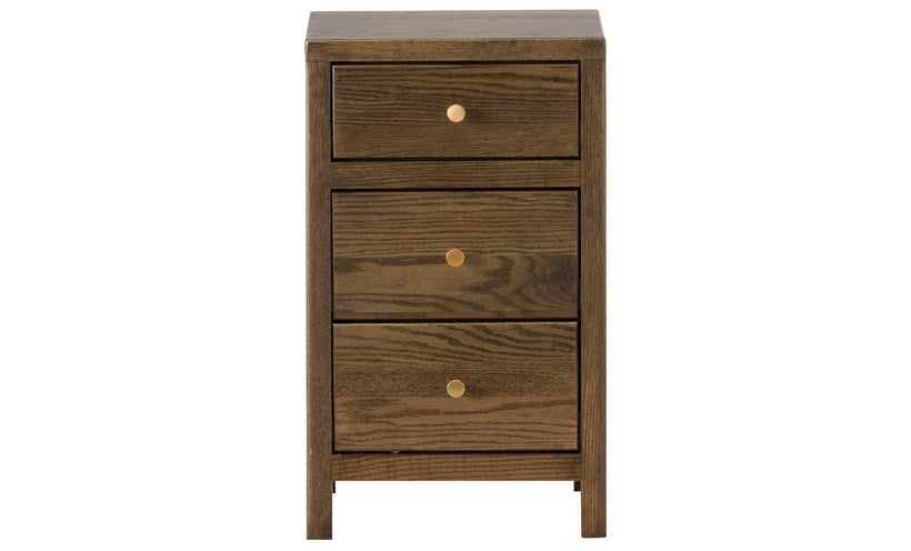 Prairie Small 3-Drawer Nightstand
