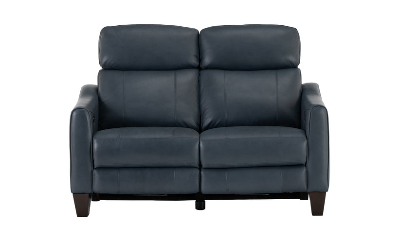 Julius Leather Power Reclining Loveseat