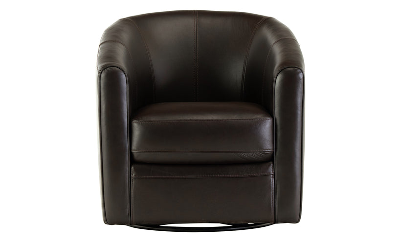 Ludwig Leather Swivel Chair