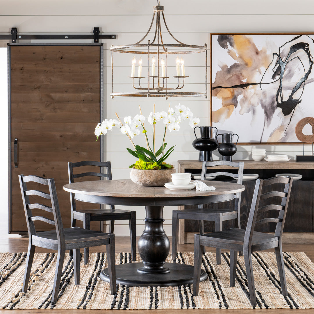 Halifax Round Dining Table Schneiderman's Furniture