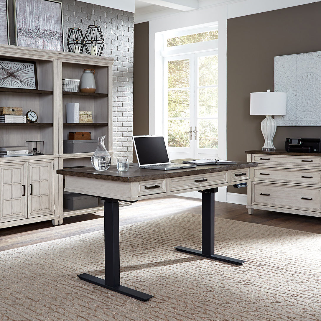 Caraway Adjustable Lift Desk | Schneiderman's Furniture