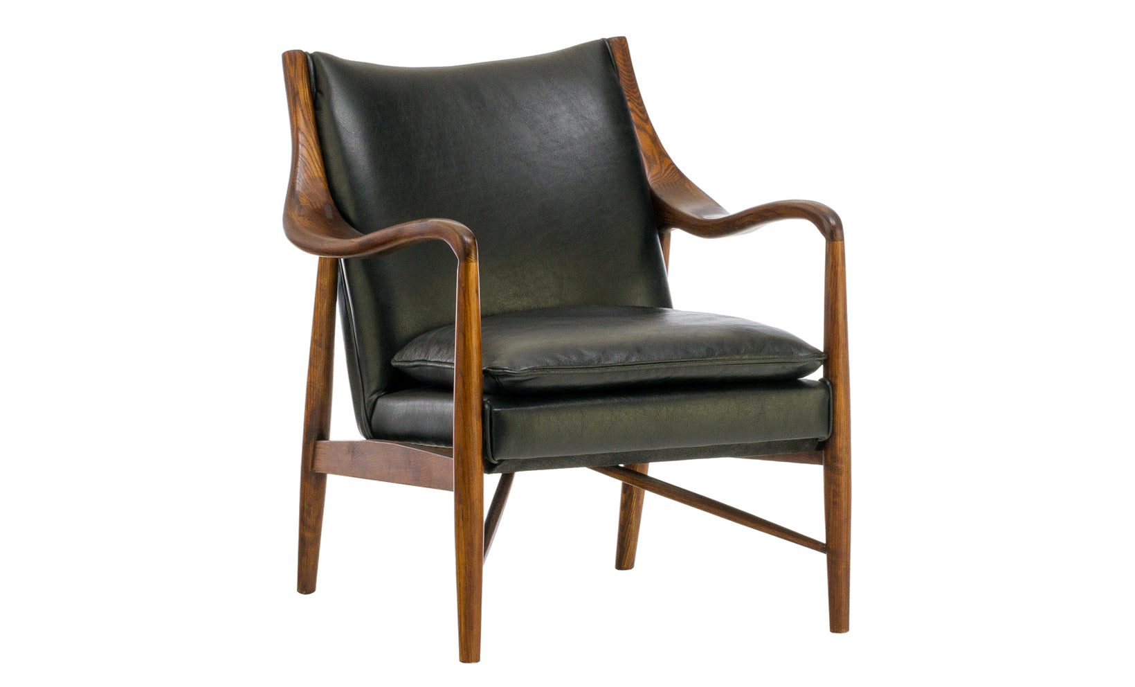 Kiannah Black Leather Club Chair | Schneiderman's Furniture
