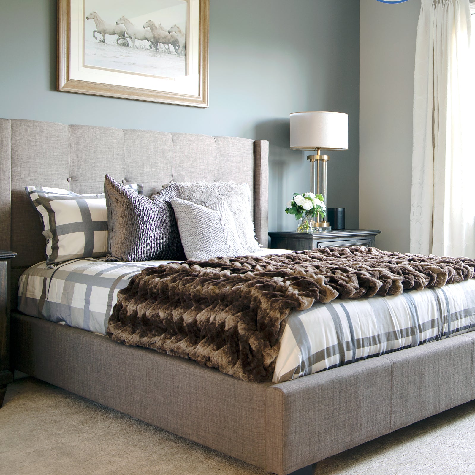 Madeline Upholstered Bed Schneiderman's Furniture