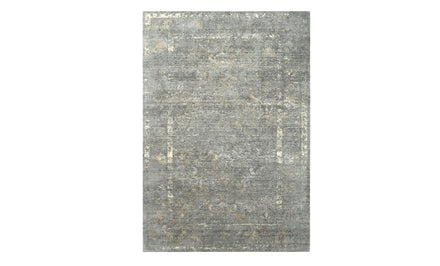 Impressions Gray Border 8x10 Rug