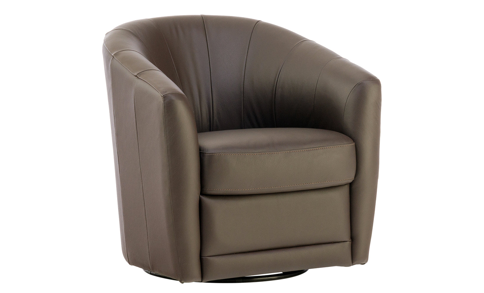 Denver Chocolate Swivel Chair Schneiderman's Furniture