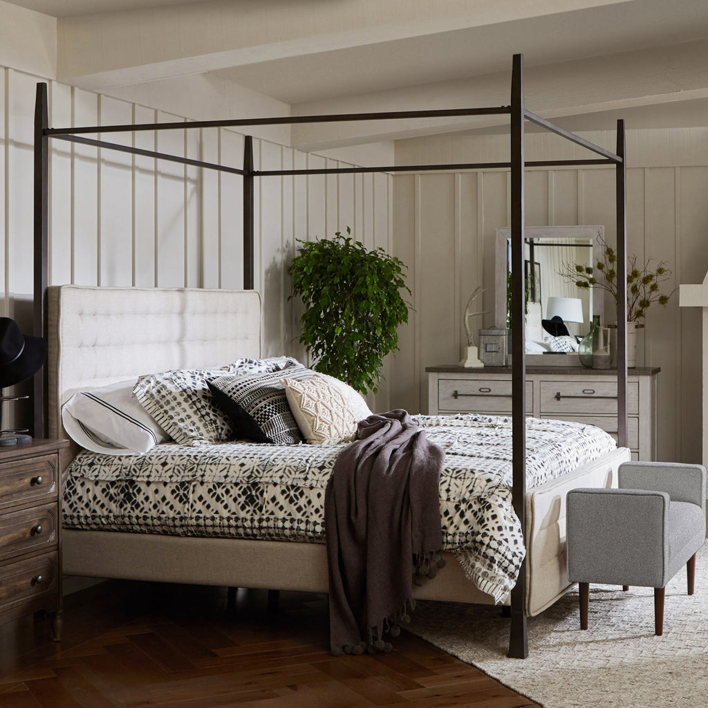 Modern Authentics Canopy Bed | Schneiderman's Furniture
