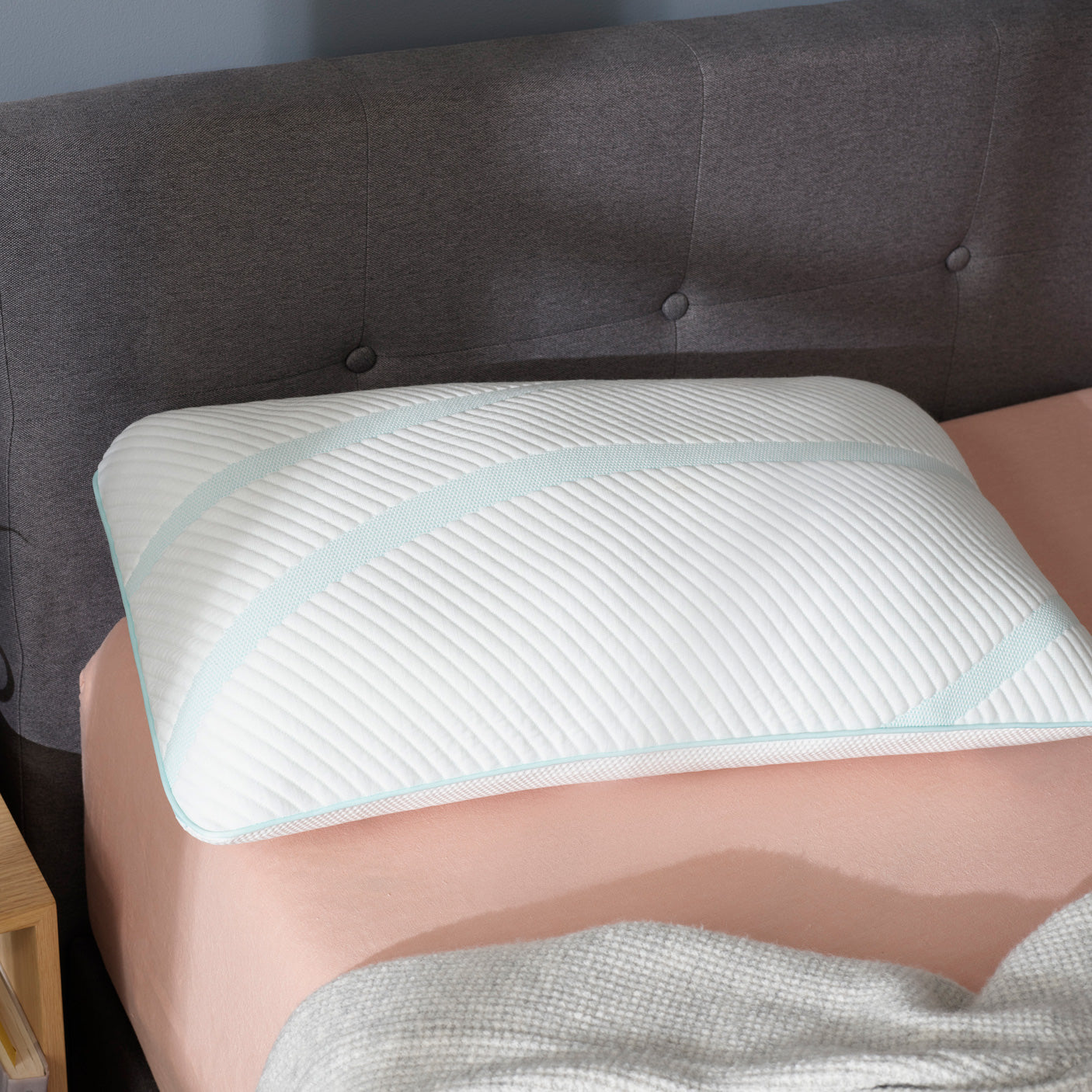 TempurPedic Queen Adapt ProLo + Cooling Pillow Schneiderman's Furniture