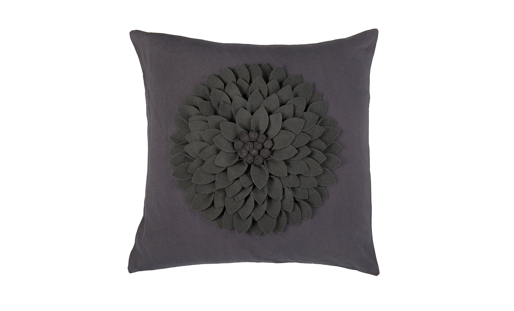 Grey Floral Pillow | Schneiderman's Furniture